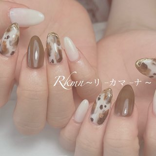 べっ甲のネイルデザイン｜ネイルブック