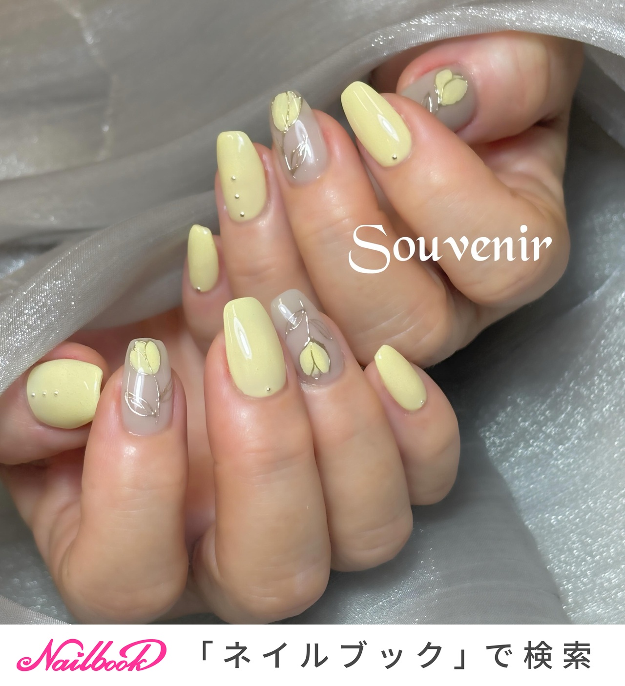チューリップネイルのネイルデザイン｜ネイルブック