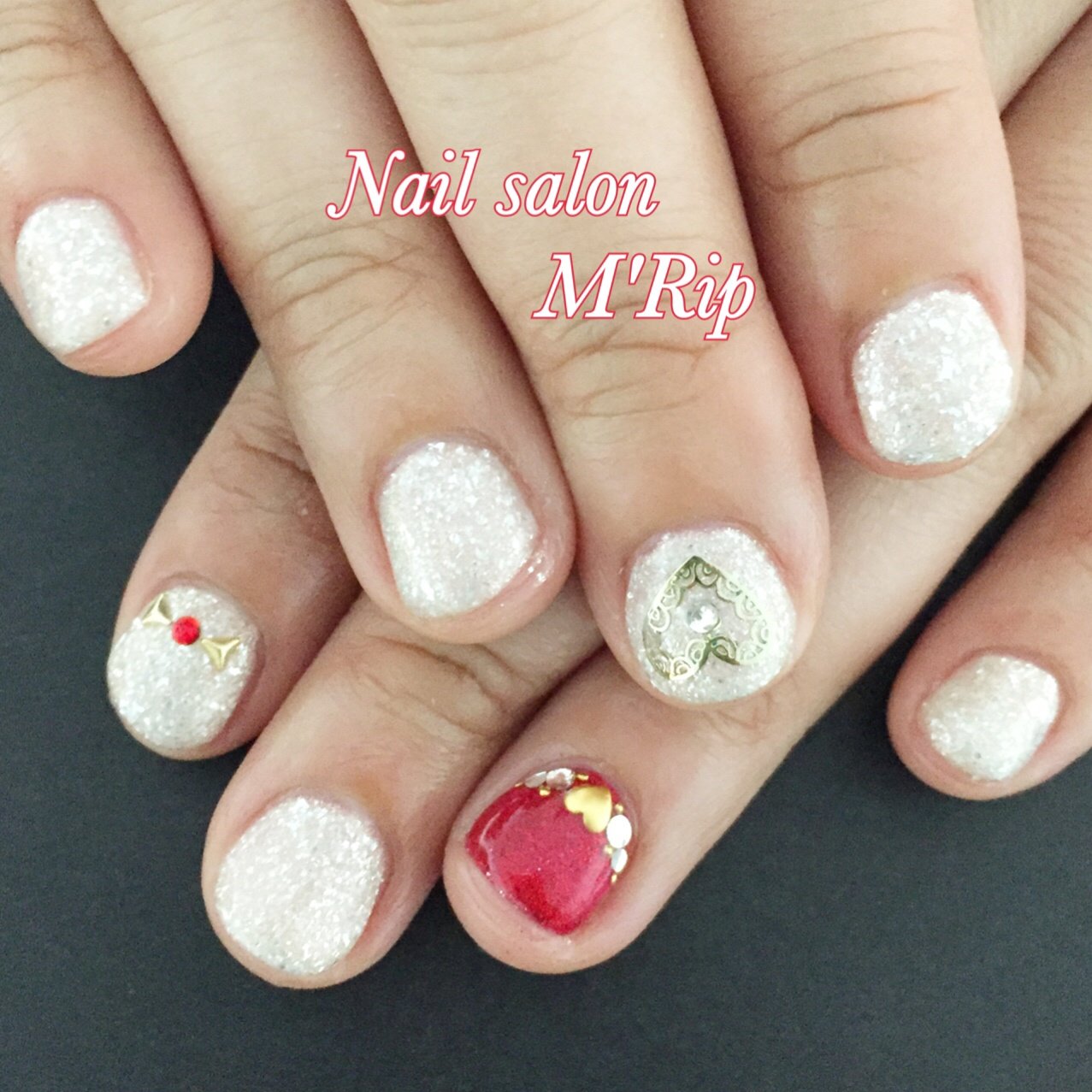 冬 オールシーズン クリスマス デート ハンド 岐阜市 Nail Salon M Ripのネイルデザイン No ネイルブック