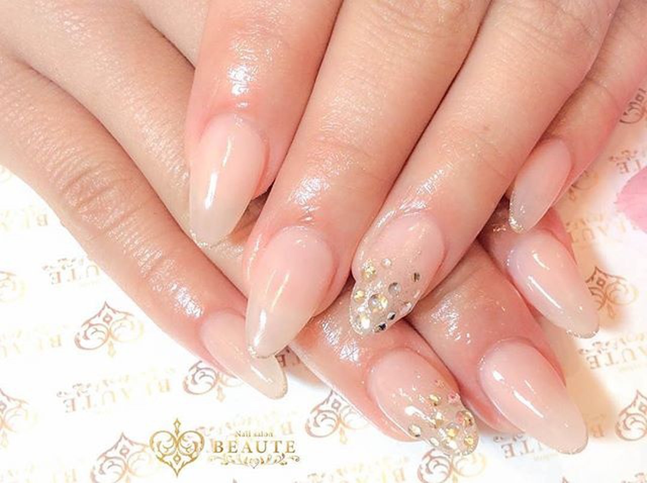 オールシーズン オフィス デート 女子会 ハンド Nailsalonbeauteのネイルデザイン No ネイルブック