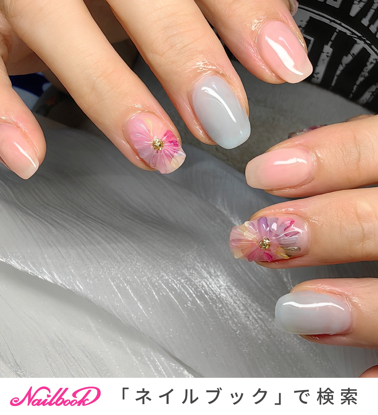 人魚姫ネイルのネイルデザイン｜ネイルブック