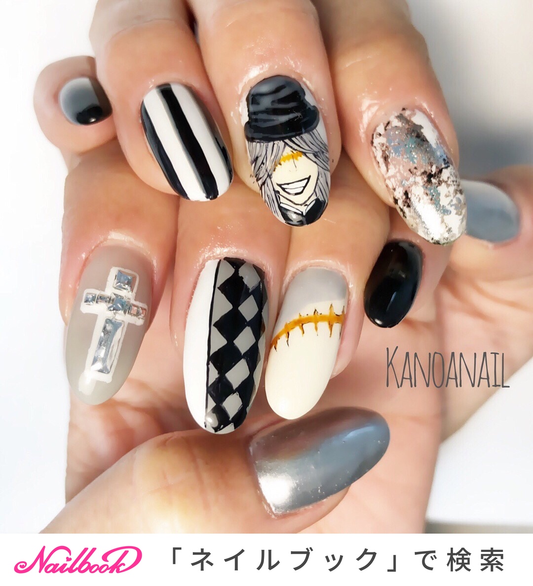 葬儀屋のネイルデザイン ネイルブック