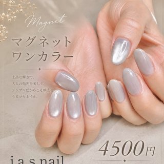 ブライダル(結婚式/ウェディング)/マグネットネイルのネイルデザイン