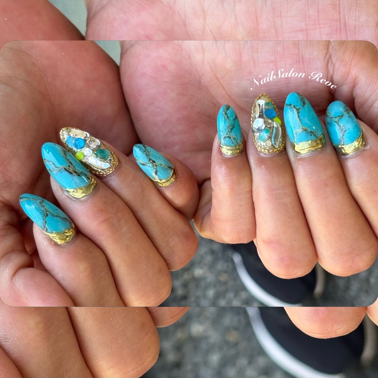 夏/旅行/海/リゾート/ハンド - nail_Salon_Reveのネイルデザイン[No