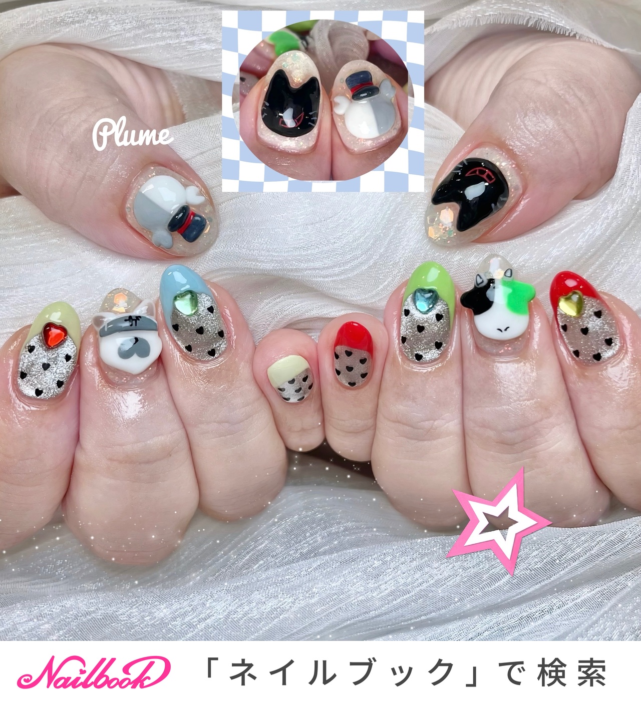 痛ネイルのネイルデザイン｜ネイルブック