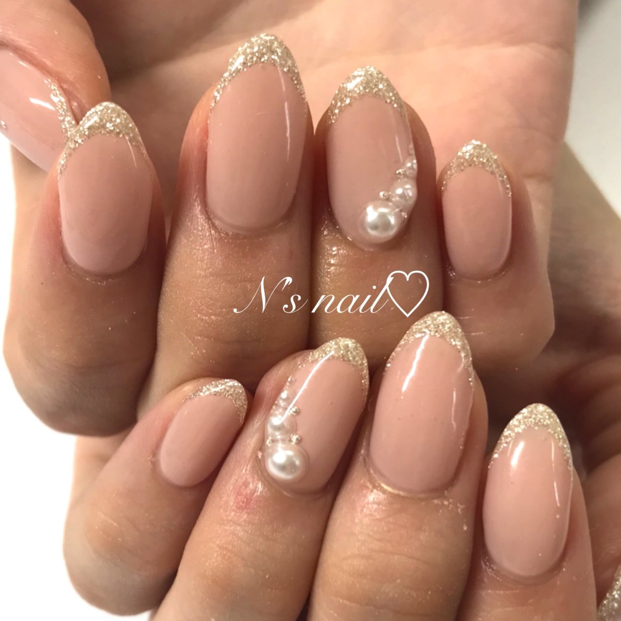 オールシーズン オフィス ハンド フレンチ 変形フレンチ Ns Nailのネイルデザイン No 2903166 ネイルブック