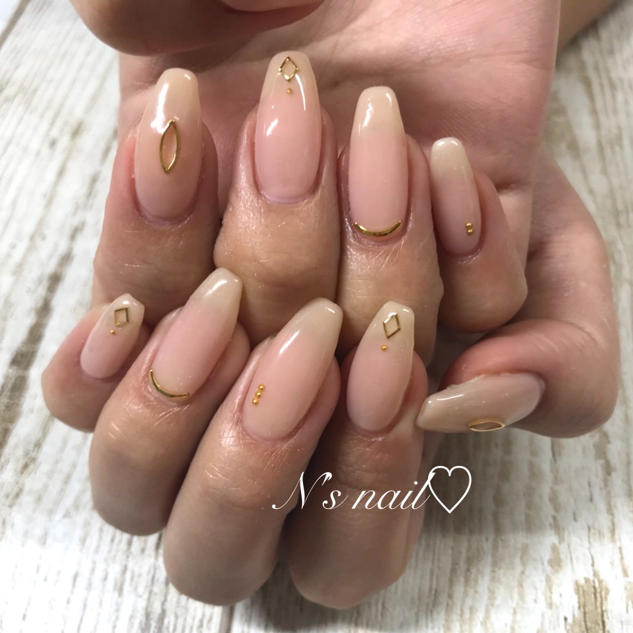 オールシーズン オフィス 女子会 ハンド ワンカラー Ns Nailのネイルデザイン No ネイルブック