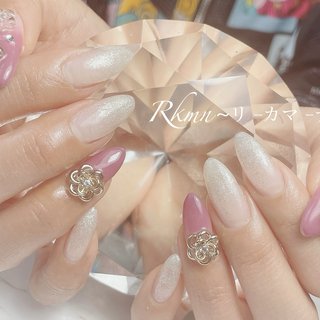フラワーパーツのネイルデザイン｜ネイルブック