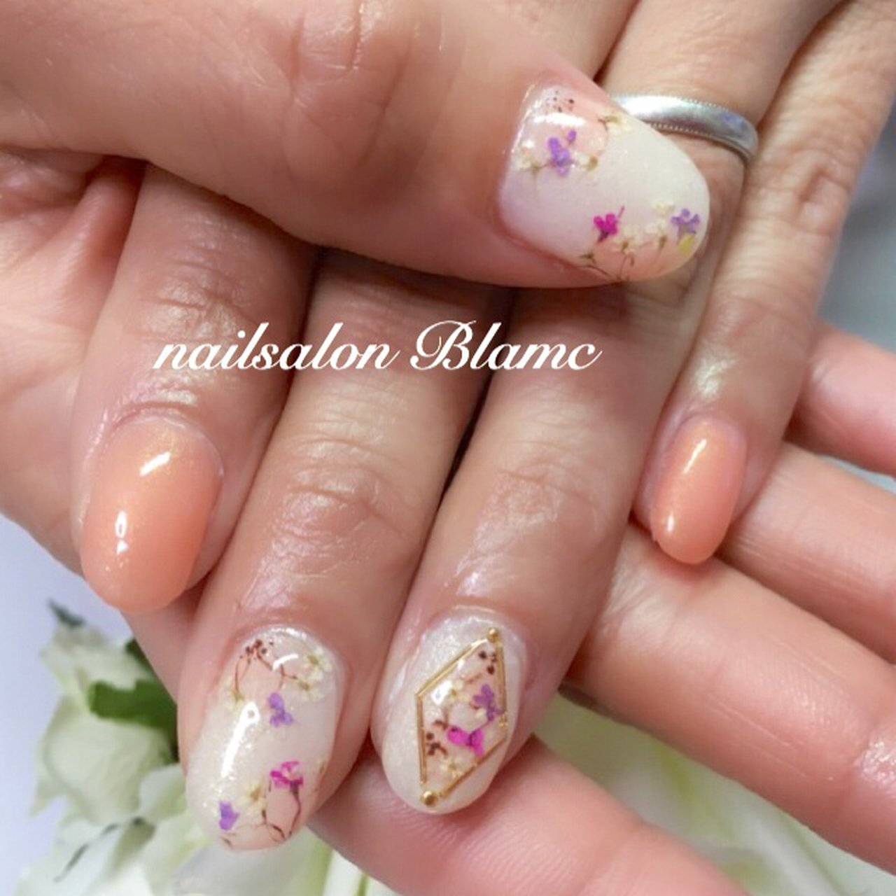 ジェルネイル お客様 Nailsalonblanc ネイルサロンブラン のネイルデザイン No ネイルブック