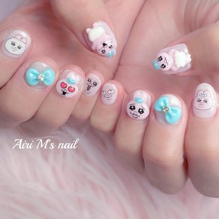 おぱんちゅうさぎのネイルデザイン｜ネイルブック