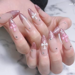 ピンク クロムネイル 8個 ピンク/#クロムネイルのネイルデザイン(2