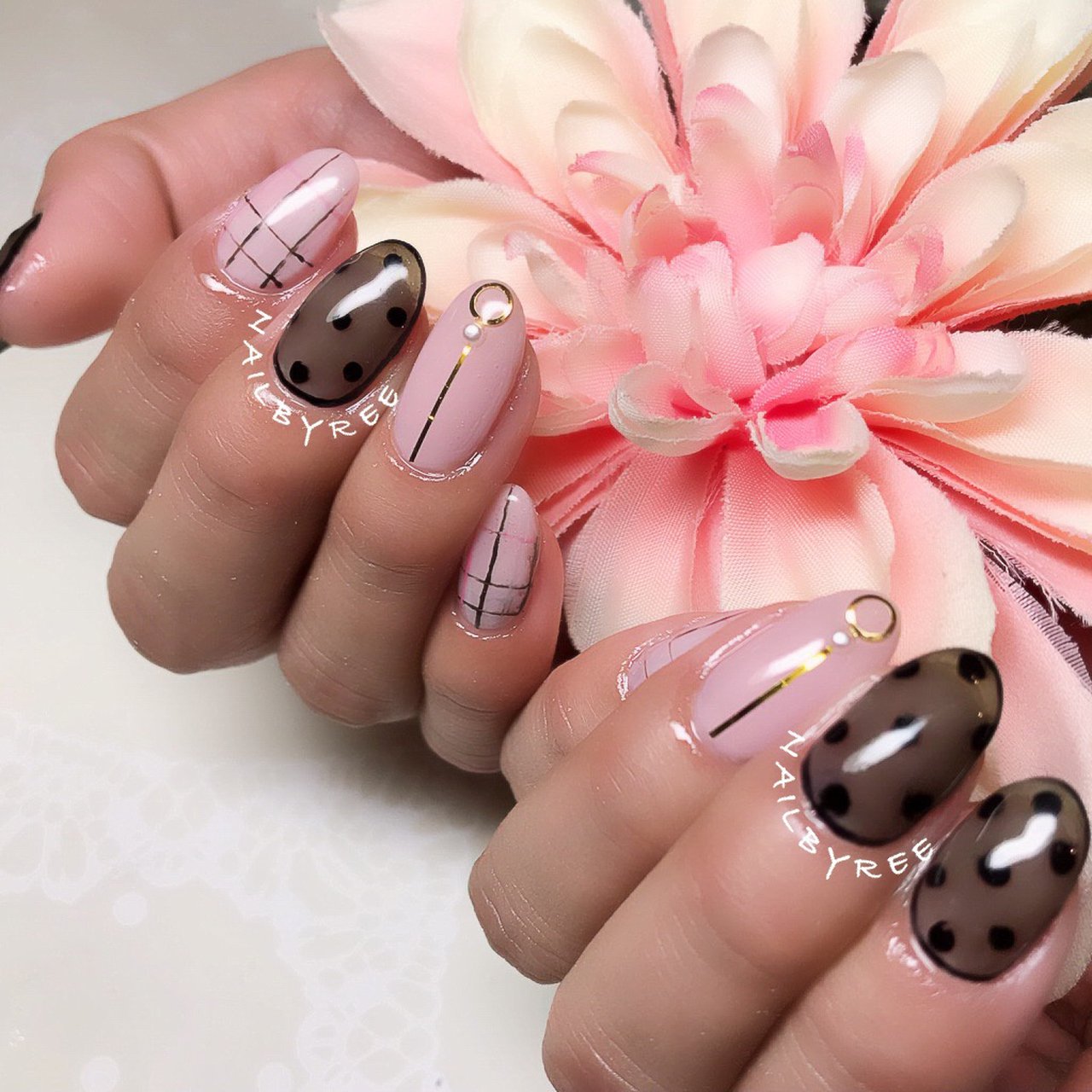 オールシーズン ライブ デート 女子会 ハンド Byreeのネイルデザイン No ネイルブック