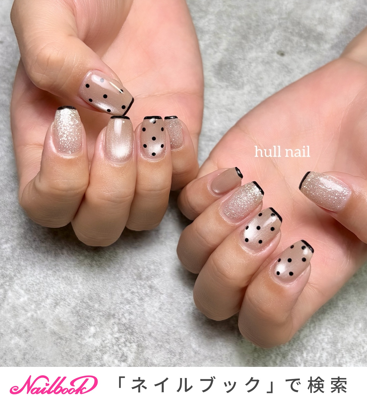 卒業式/マグネットのネイルデザイン｜ネイルブック