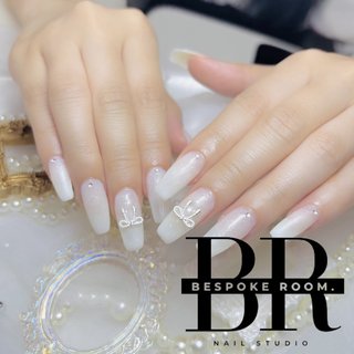 リボン/ワンホンネイルのネイルデザイン｜ネイルブック