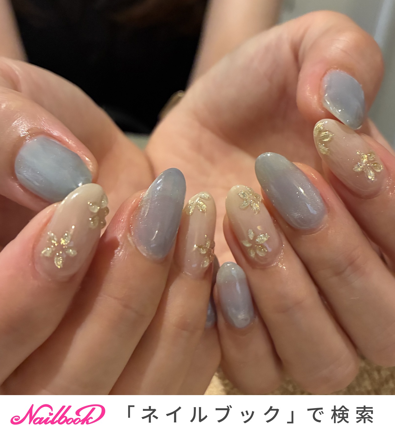 ぷっくりフラワーのネイルデザイン｜ネイルブック