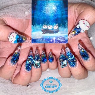 フラッシュ - crown.nail_shizuokaのネイルデザイン[No.10037480