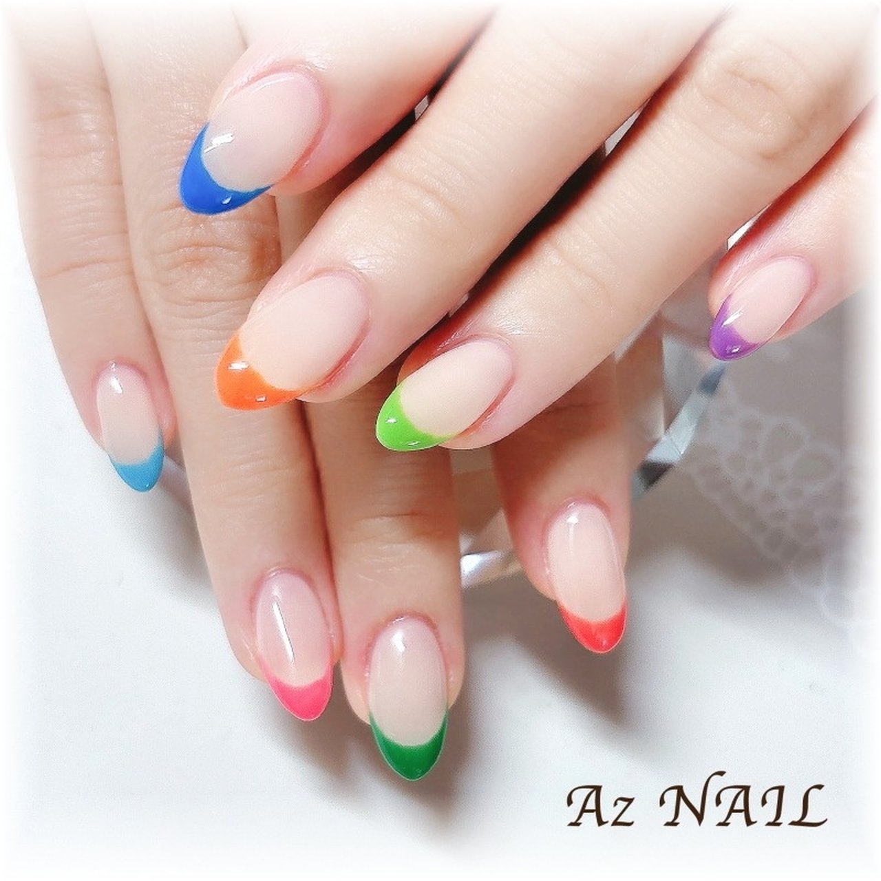 手が綺麗に見えるネイル/ライブ/デート/推し活/ハンド - Az NAIL ゆき