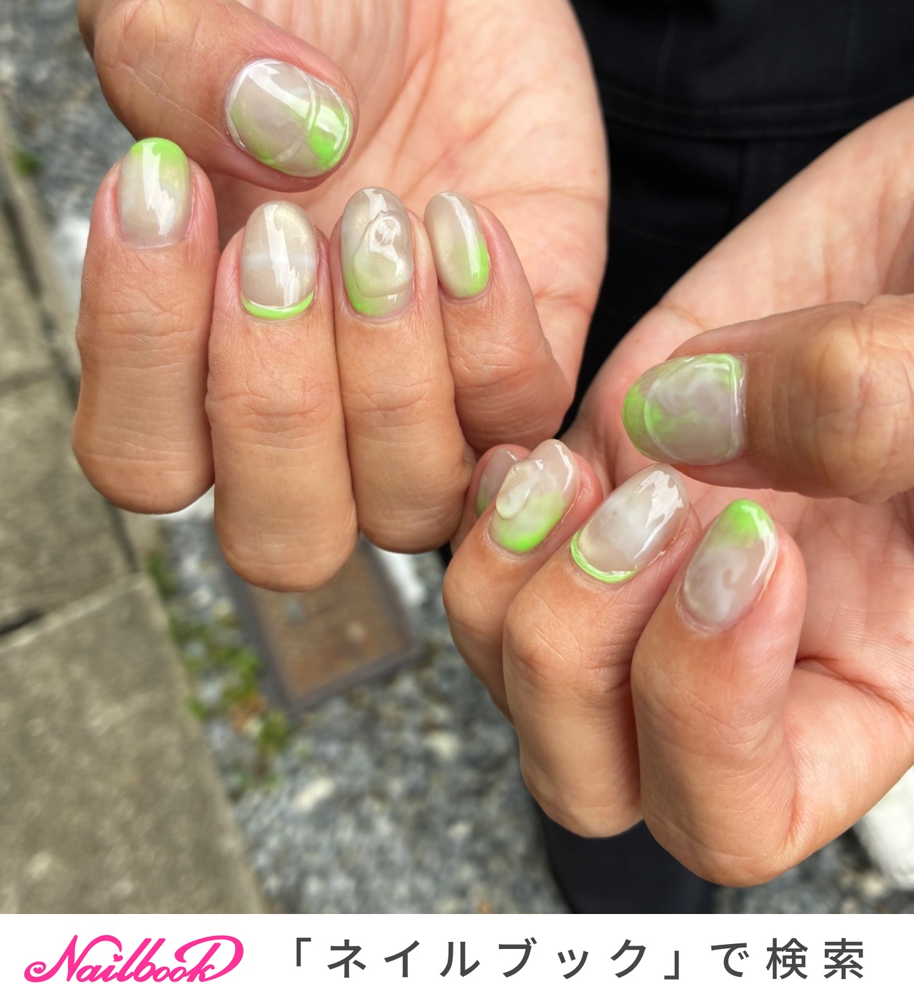 杏里ページ　ネイルパーツ 手が綺麗に見えるネイル/オールシーズン/ハンド/ニュアンス/ホワイト