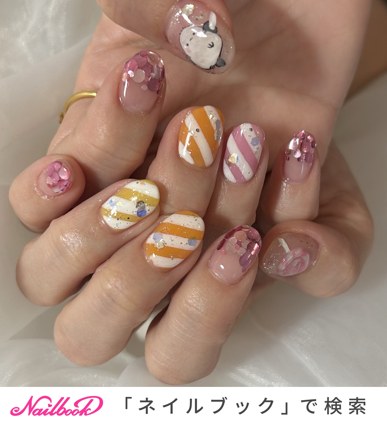 ネイルハンド ハンド - Mi nail -ayumi okamoto-のネイルデザイン[No.10040990