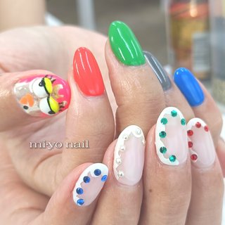 個性派ネイル(個性派)/#ポップネイルのネイルデザイン｜ネイルブック