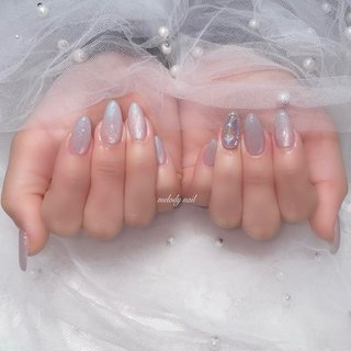 ワンホンネイル(ワンホン/中国ネイル/中華ネイル)/氷ネイルのネイル