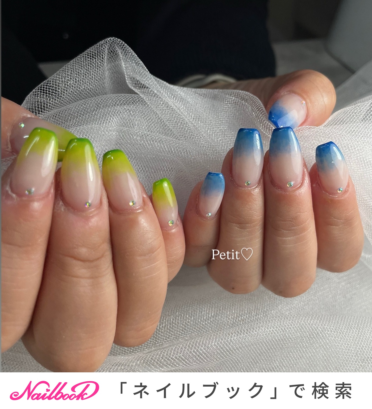手が綺麗に見えるネイル/夏/ハンド - privatesalonプティ♡akane.(石川
