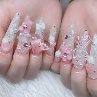 パール/ワンホンネイルのネイルデザイン｜ネイルブック