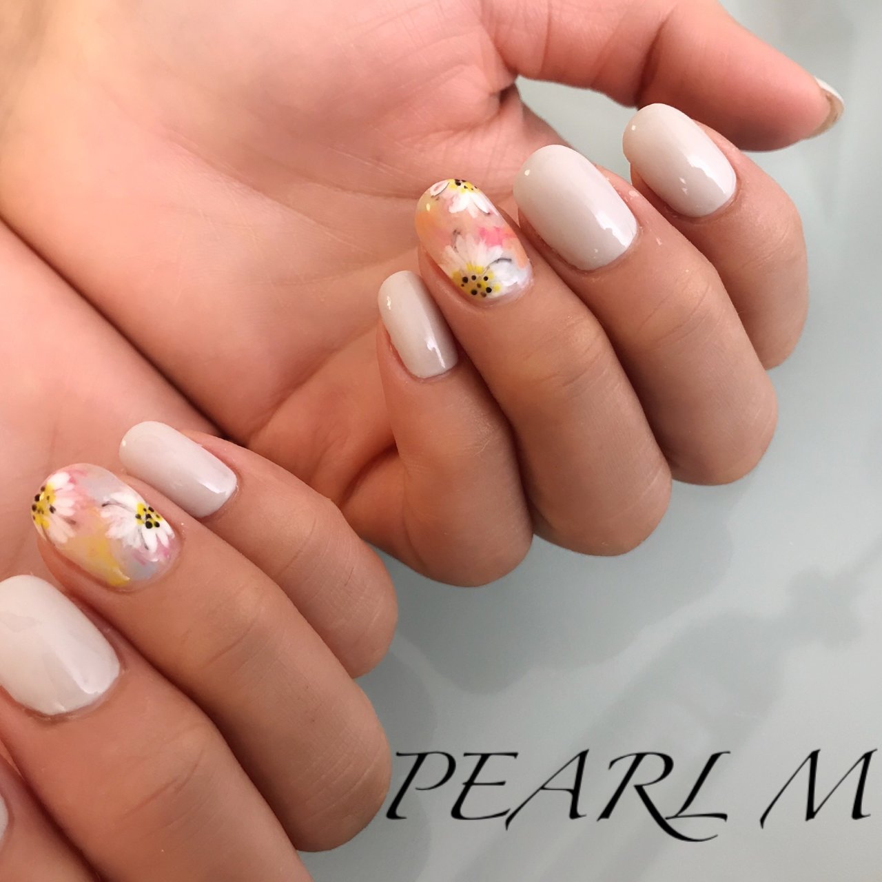 春 入学式 オフィス 女子会 ハンド Nailsalon Pearl Mネイルサロンパールエムのネイルデザイン No ネイルブック