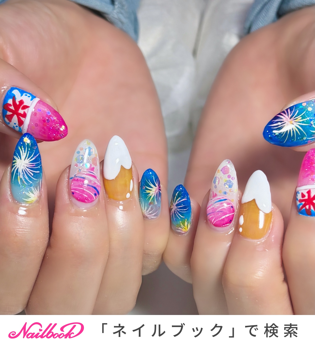個性派/カラフルのネイルデザイン｜ネイルブック