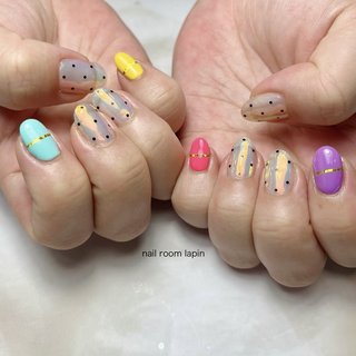 ホワイト/ジェルネイル/お客様 - nail room lapin_chikaのネイル
