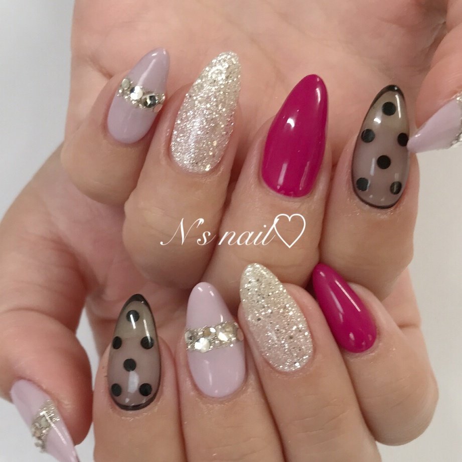 オールシーズン パーティー 女子会 ハンド ワンカラー Ns Nailのネイルデザイン No ネイルブック