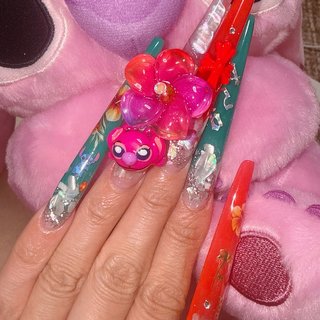 スティッチのネイルデザイン｜ネイルブック