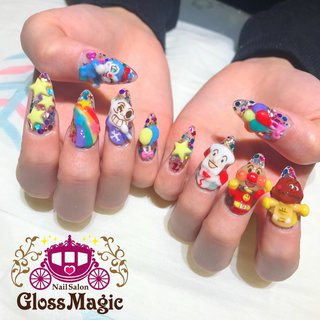 人気順 ハンド アンパンマンネイルのネイルデザイン ネイルブック