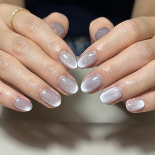 ワンホンネイル(ワンホン/中国ネイル/中華ネイル)/ガラスフレンチの