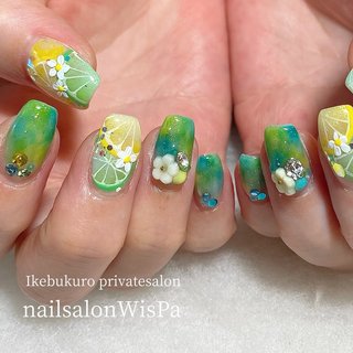シトラスネイルのネイルデザイン｜ネイルブック