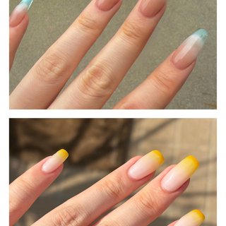 イエロー(黄)/氷ネイルのネイルデザイン｜ネイルブック
