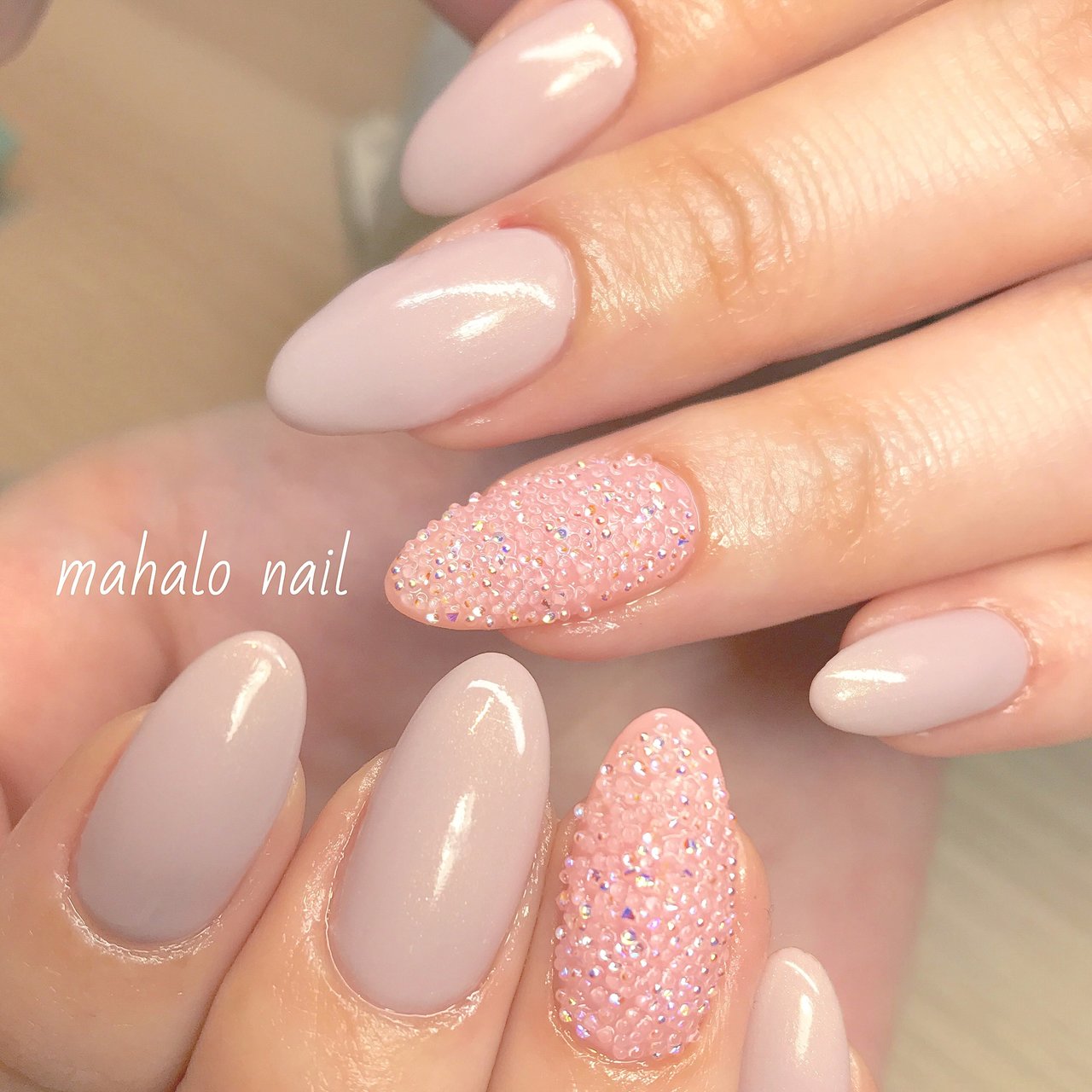 オールシーズン オフィス デート 女子会 ハンド Mahalo Nailのネイルデザイン No ネイルブック