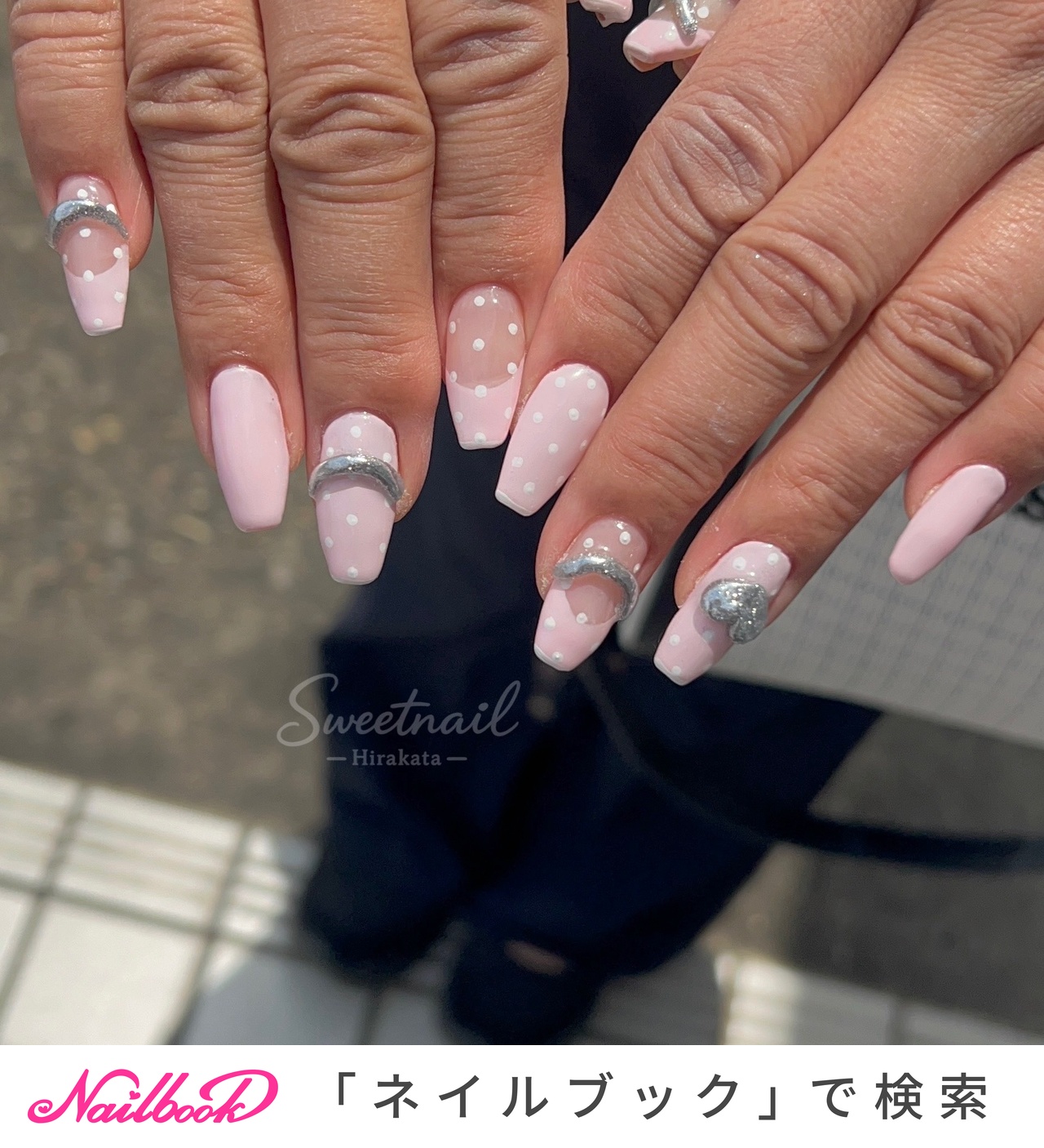 シルバーリングのネイルデザイン｜ネイルブック