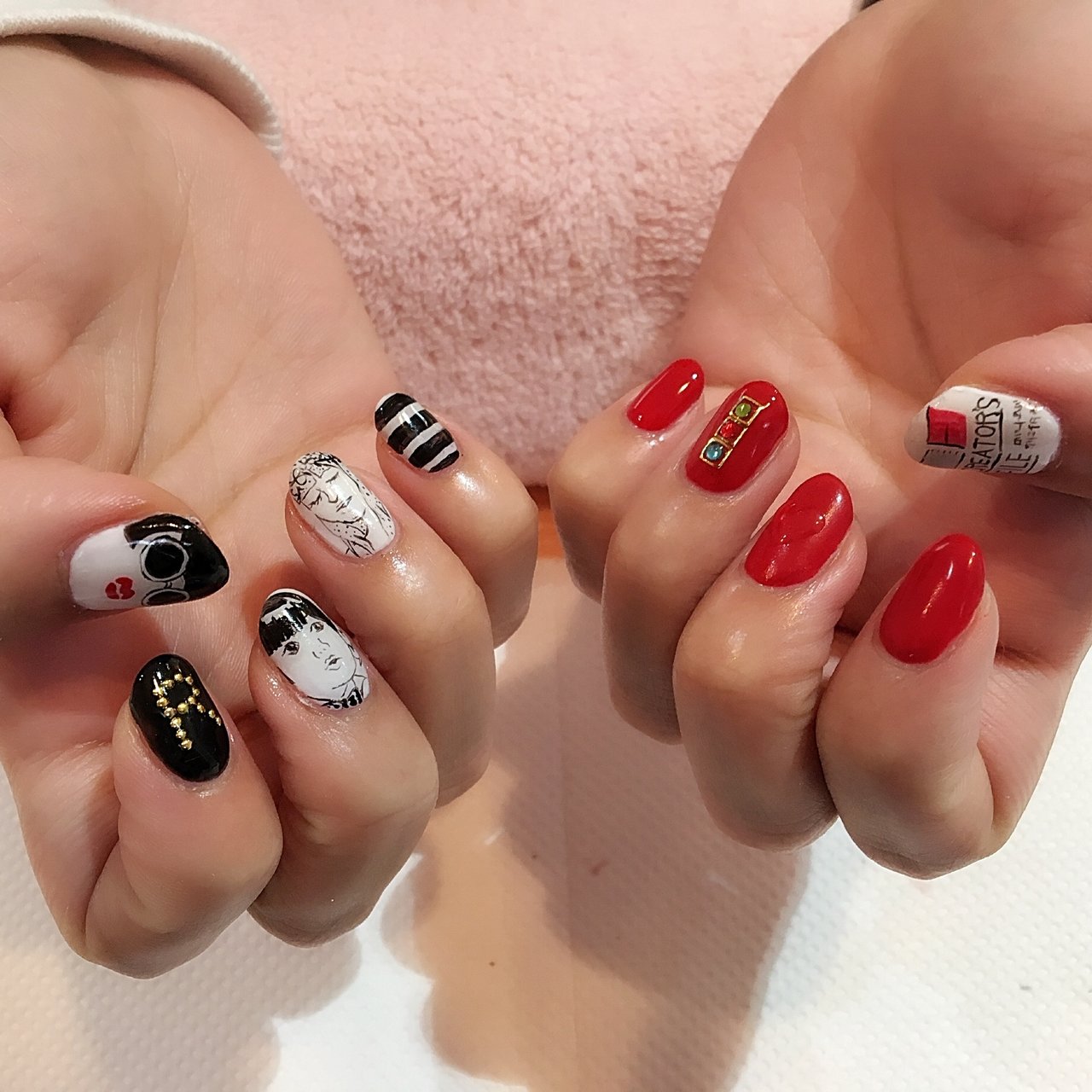 オールシーズン ライブ 女子会 ハンド ハート わたなべあきこのネイルデザイン No ネイルブック