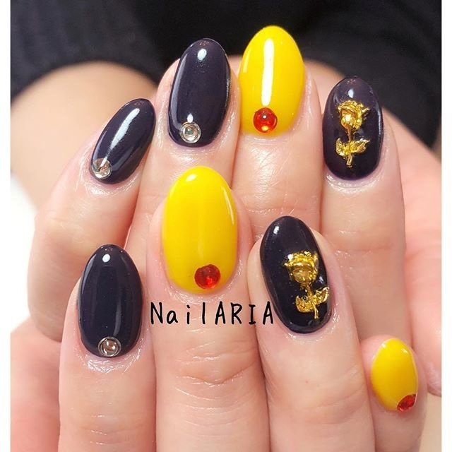 オールシーズン パーティー ハンド ワンカラー フラワー Ayaka Nailariaのネイルデザイン No ネイルブック