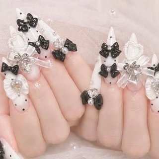 リングネイル(リング/アクセサリー)/#イニシャルネイルのネイル