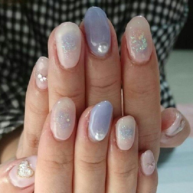 春 オールシーズン オフィス 女子会 ハンド Riru Nailのネイルデザイン No ネイルブック