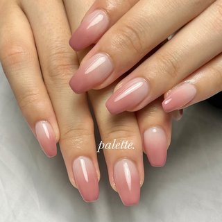 色付けネイル 桃色 色付けネイル 桃色 桃色ネイルのネイルデザイン｜ネイルブック