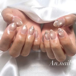 ブライダル(結婚式/ウェディング)/マグネットネイルのネイルデザイン