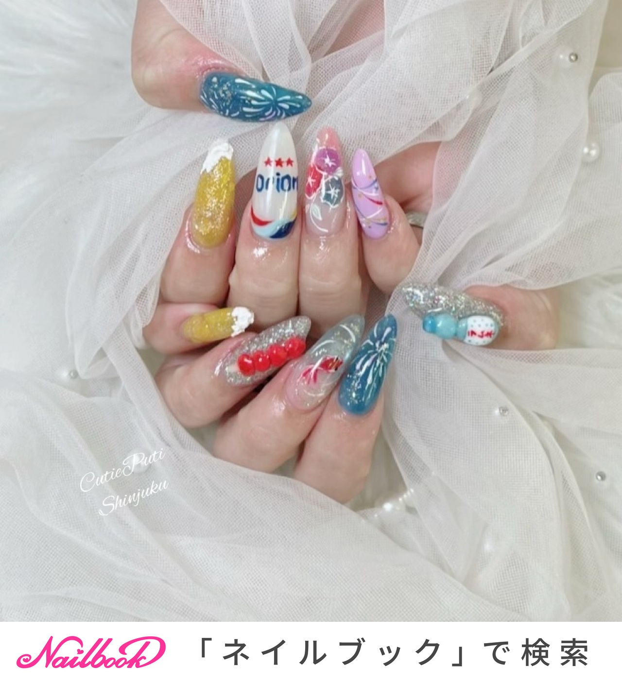 個性派ネイル(個性派)/#8月のネイルデザイン｜ネイルブック
