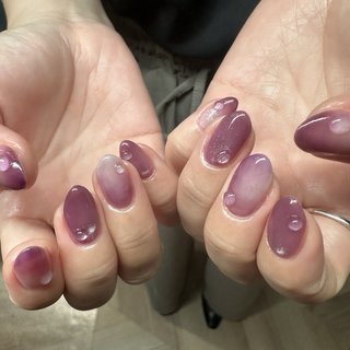 葡萄ネイルのネイルデザイン｜ネイルブック
