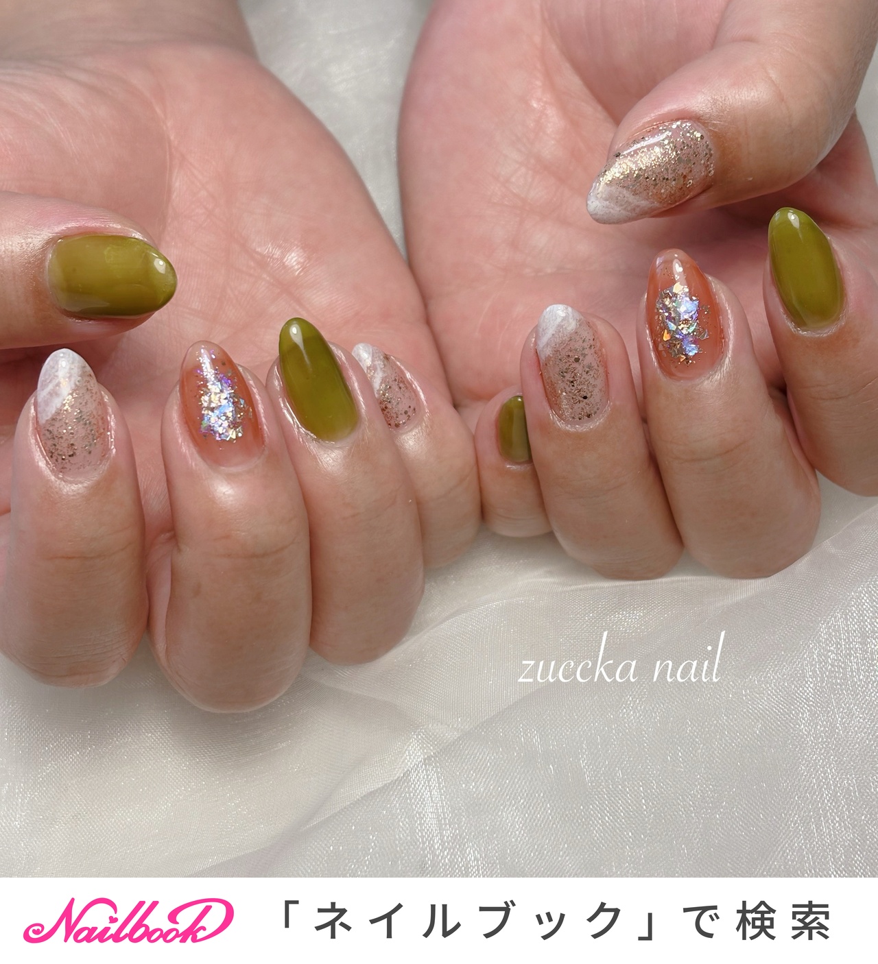 ネイル デザイン オールシーズン/ハンド/大人/ミディアム/ポイント - zuccka nailの