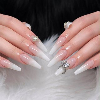 リングネイル(リング/アクセサリー)/#イニシャルネイルのネイル