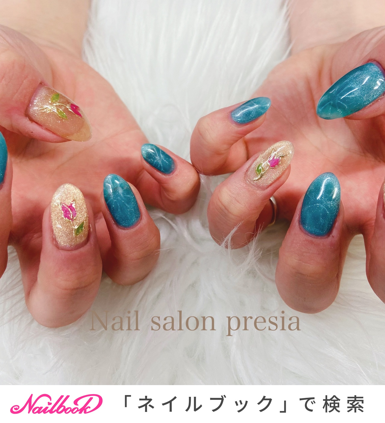 チューリップネイルのネイルデザイン｜ネイルブック