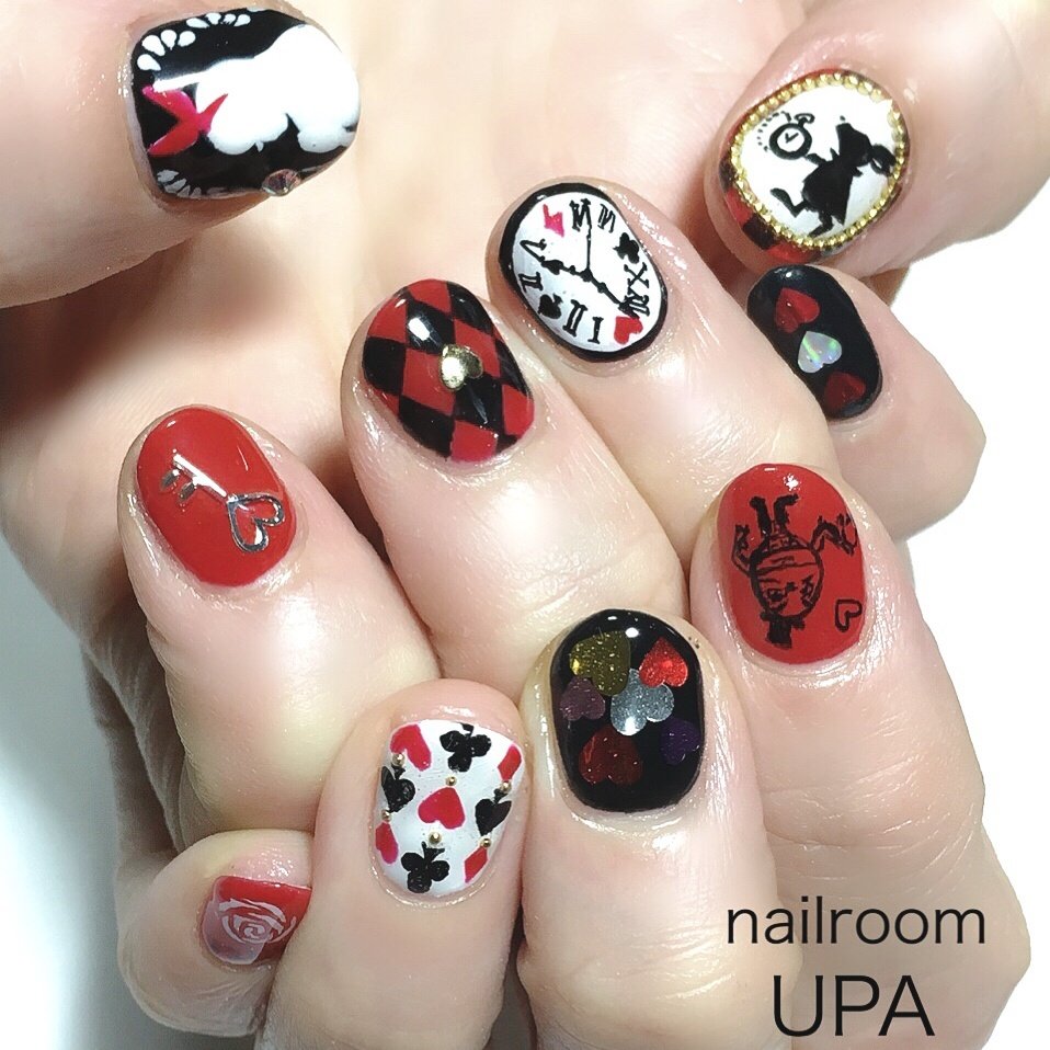 オールシーズン リゾート ハロウィン パーティー ハンド Nailroomupaのネイルデザイン No ネイルブック